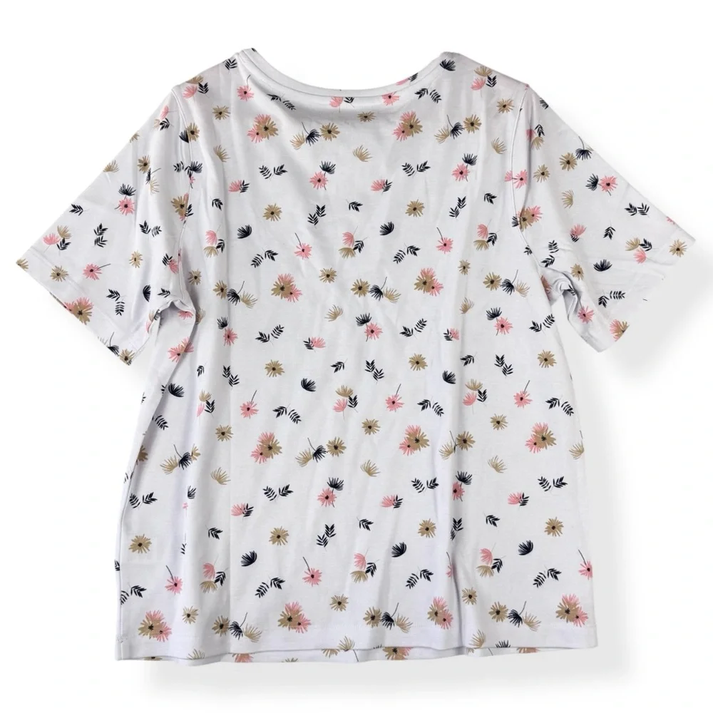 National Since 1952 Ultra Softs T-Shirt Womens White Short Sleeve NWT - Picture 2 of 7